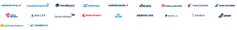 The true missing markets in SkyTeam are Germany and the Great Britain(in Europe) and Japan(in Asia)